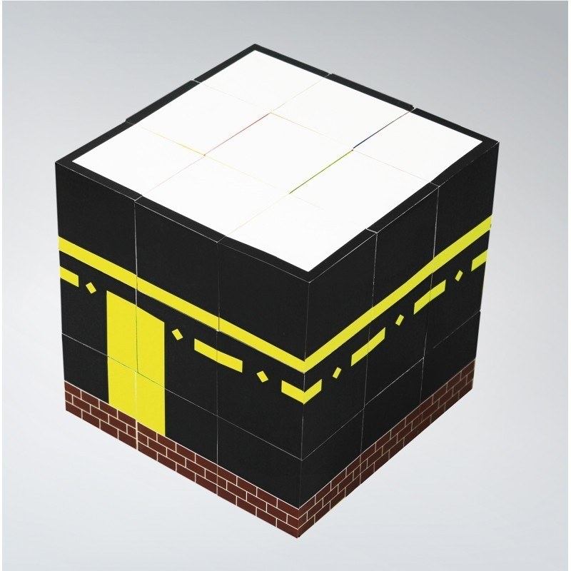  32 Cubes en bois Ka'ba et Alphabet arabe (Dès 3 ans) - Osratouna kaaba