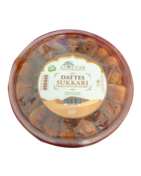 Dattes Sukkari Fraîches & Fondantes - 600g - Al-Iftar