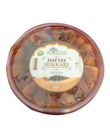 Dattes Sukkari Fraîches & Fondantes - 600g - Al-Iftar