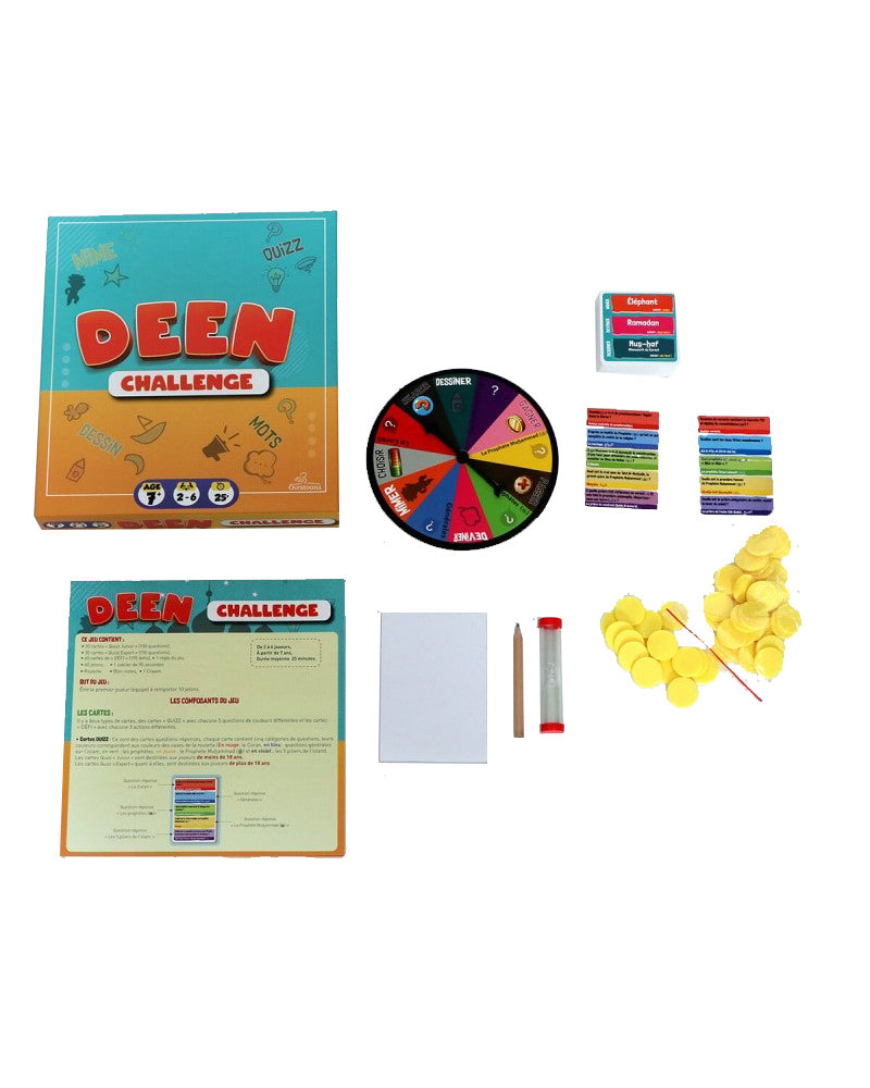 Deen Challenge - Jeu Éducatif 500 Questions - Osratouna