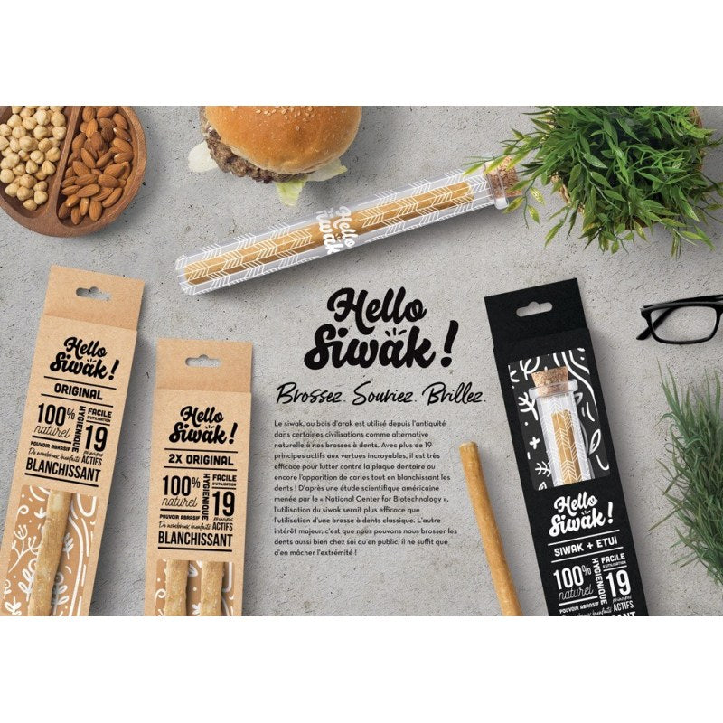 Hello Siwak - One Siwak - 100% Naturel affiche