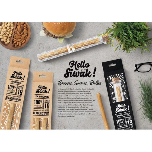 Hello Siwak - One Siwak - 100% Naturel affiche