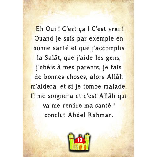 Histoire du Soir : Allah est mon Seigneur - Dar El Athariya - sommaire