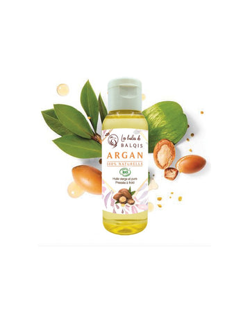 Huile D'argan Bio - Vierge & Pure - 50 Ml - Les Huiles De Balqis