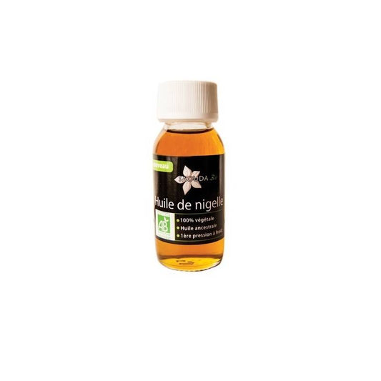 Huile de nigelle Bio (Habba Saouda - Cumin noir) 60 ml - Saouda Bio