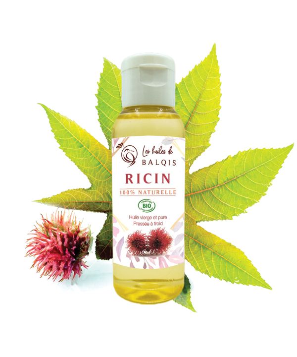 Huile De Ricin BIO Avec Brosse Cil - 50 Ml - Les Huiles Balqis