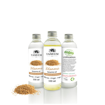 Huile De Sésame (sesame Oil) - 100% Naturel - 100 Ml - Tameem
