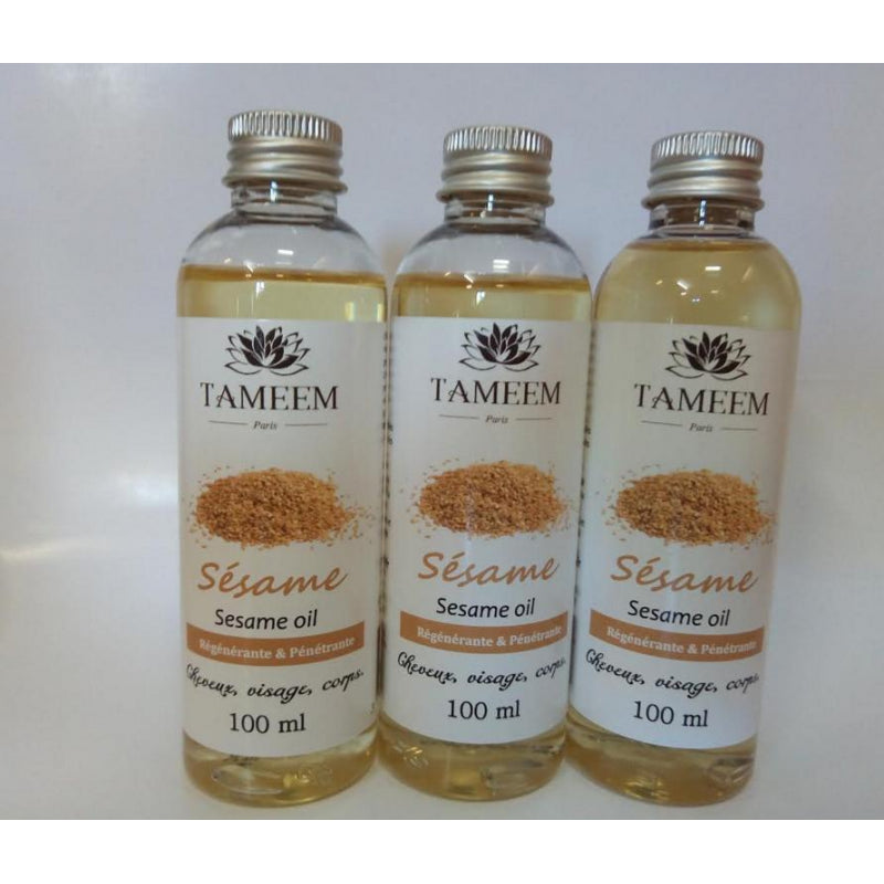 Huile De Sésame (sesame Oil) - 100% Naturel - 100 Ml - Tameem