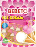 Bonbons Halal Ice Cream (Crème glacée) - Bebeto - Sachet 80gr