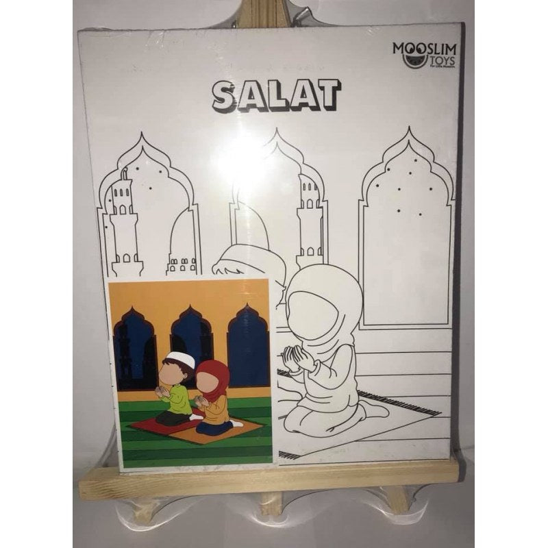 Kit Toile À Peindre - Salât (prière) - Creativ’ Arkane - Mooslim Toys