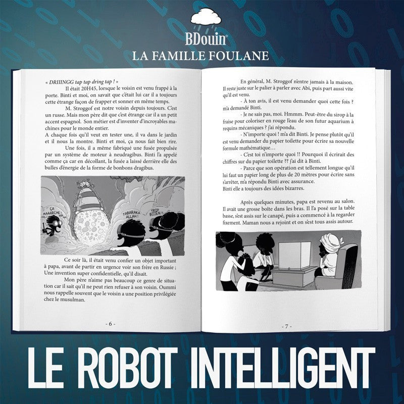 LA FAMILLE FOULANE (TOME 1) - LE ROBOT INTELLIGENT - Norédine Allam - BDOUIN