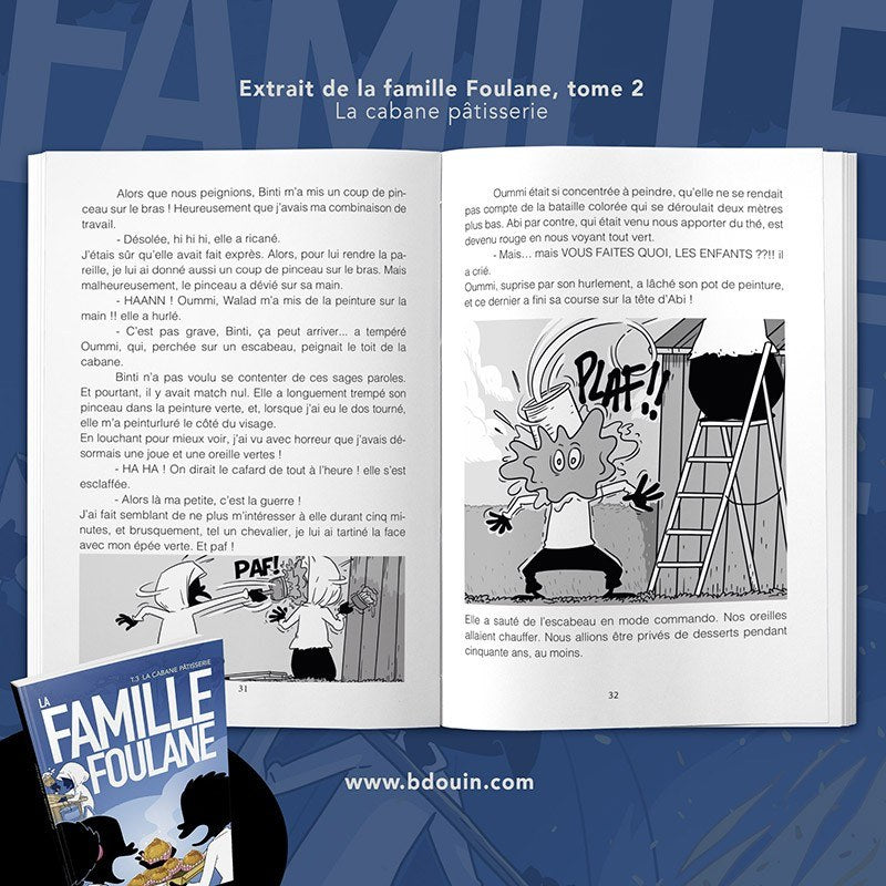 LA FAMILLE FOULANE (TOME 3) - LA CABANE PÂTISSERIE - Norédine Allam - BDOUIN