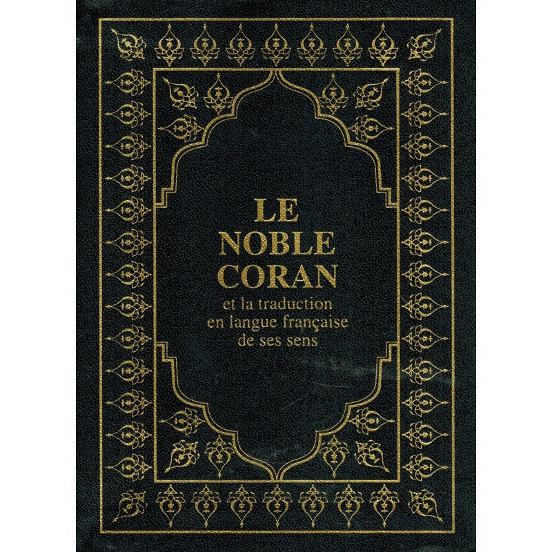 Coran et la traduction de ses sens en Arabe et Français - Taille Moyenne 17 x 12