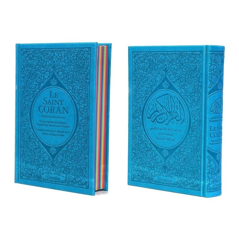 Le Saint Coran Rainbow (arc-en-ciel) - Français/arabe Avec Transcription Phonétique - Edition De Luxe - Orientica