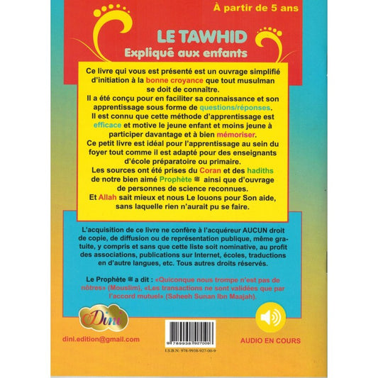 LE TAWHID EXPLIQUÉ AUX ENFANTS QUESTIONS & RÉPONSES (AR/FR) - équipe Dini - Dini