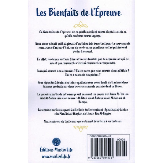 Les Bienfaits De L’épreuve - Al-'izz Ibn 'abd Al-salam & Ibn Al-qayyim - Muslimlife