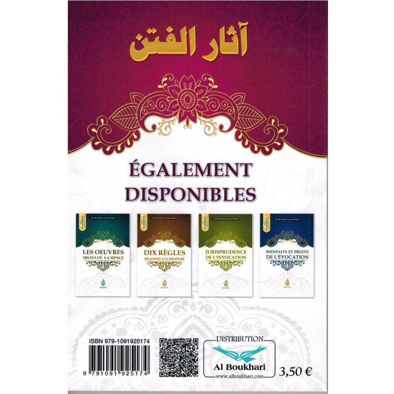 Les Effets De La Dissension - Cheikh 'abd Ar-razzak Al-badr - Ibn Badis
