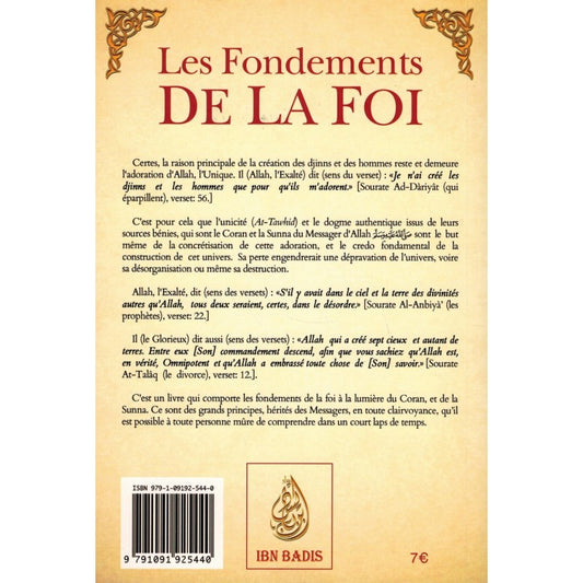 Les Fondements De La Foi (ousoul Al-imân) - Muhammad Ibn Abd Al-wahhab - Ibn Badis