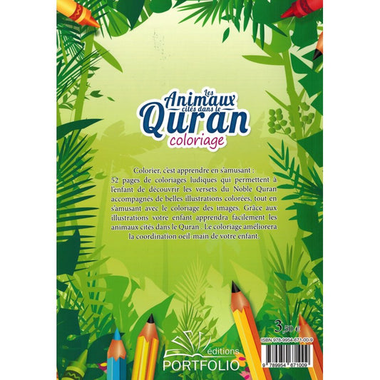 Livre De Coloriage : Les Animaux Cités Dans Le Quran - Portfolio