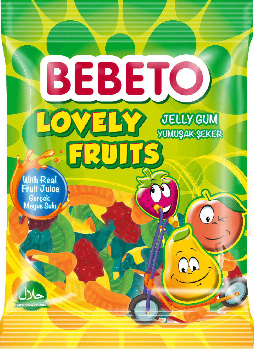 Bonbons Halal Ice Cream (Crème glacée) - Bebeto - Sachet 80gr