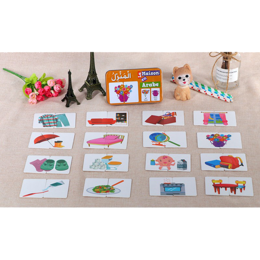 Ma Boîte Puzzle Duo "la Maison" De 32 Pièces (boîte Métallique) | Al Niya