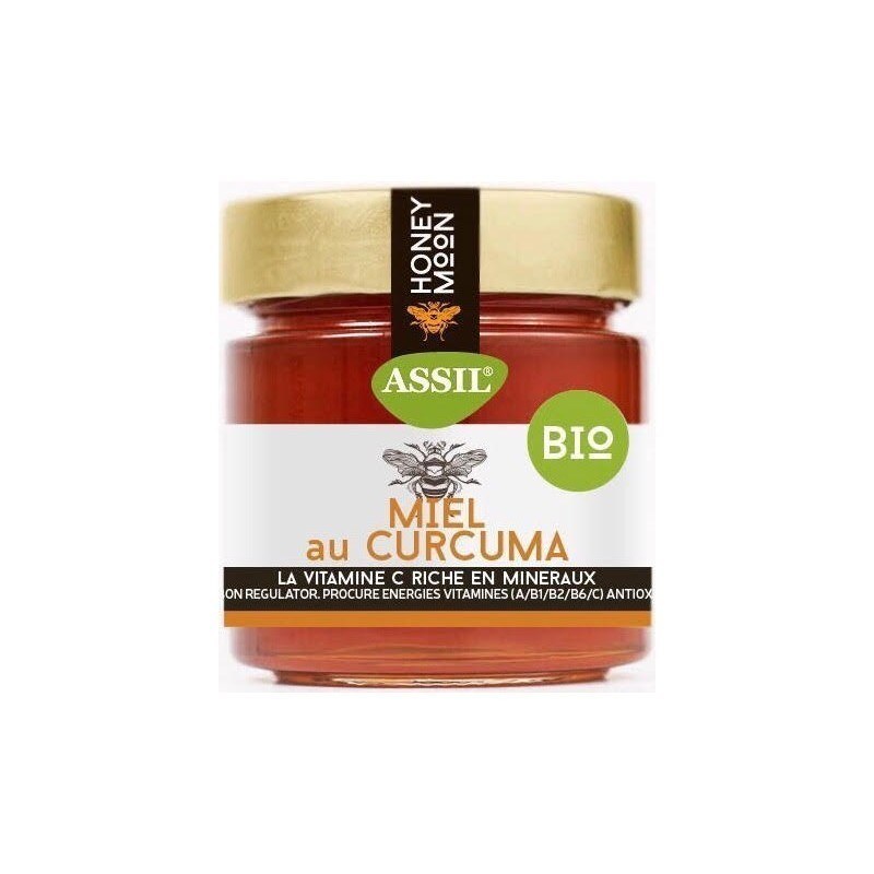 Miel au Curcuma BIO 350g - ASSIL