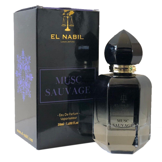 Musc Sauvage – Eau De Parfum Vaporisateur 50 Ml (Pour Homme) - El Nabil