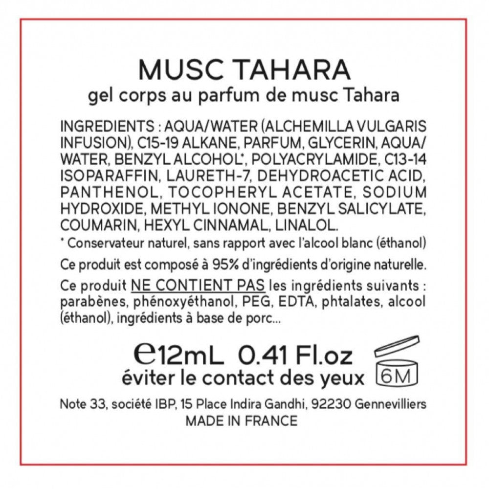 Musc Tahara Délice Interdit -Abricot 12ml