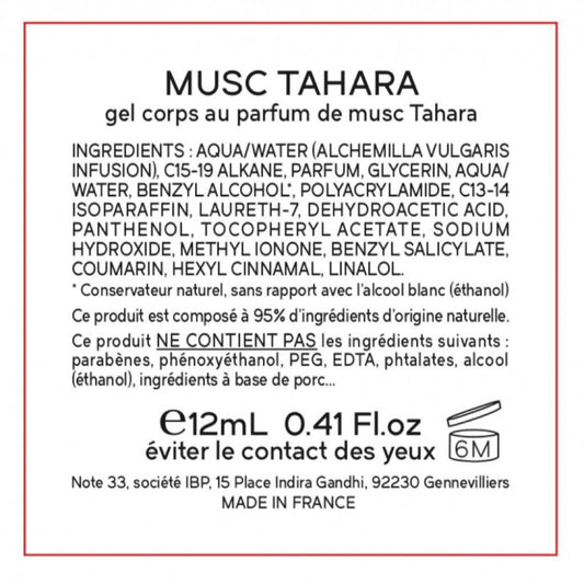 Musc Tahara Souviens-toi -Fleur d'Oranger 12ml