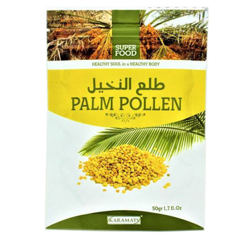 Pollen de Palmier en poudre - 100% naturel - 50g - Super Food - Karamats