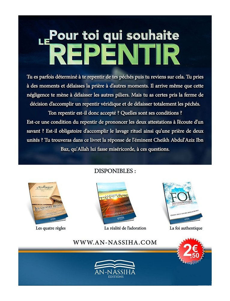 Pour Toi Qui Souhaite Le Repentir - Cheikh Abdul'Aziz Ibn Abdillah Ibn Baz - An Nassiha 