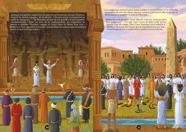 Histoire de "Moïse chez le Pharaon"