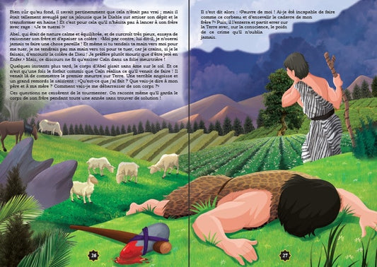 Livre pour enfant : Âdam et Hawwâ - Abel et Caïn (Hâbîl wa Qâbîl)