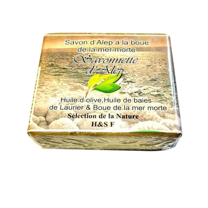 Savon d'Alep à la Boue de la mer morte - 100g - 100% Naturel - H&S France