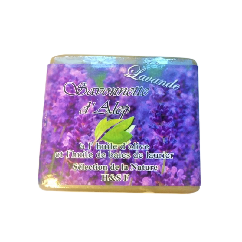 Savon d'Alep à la Lavande - 100g - 100% Naturel - H&S France