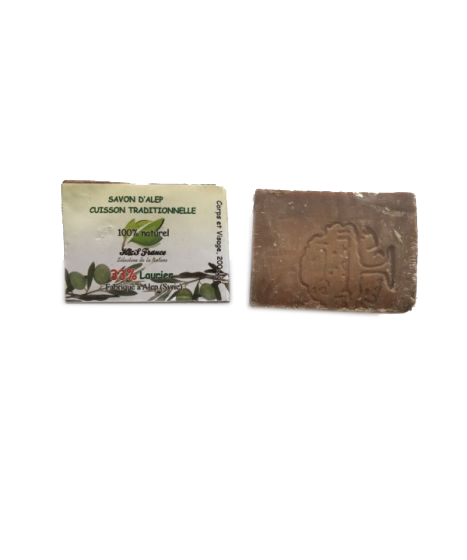 Savon d'Alep Traditionnel 100% Naturel à l'Huile d'Olives et 33% de Laurier | Al Niya