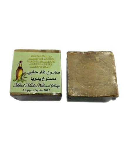 Savon d'Alep Traditionnel 100% Naturel à l'Huile d'Olives et de Laurier