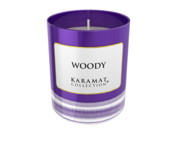 Bougie Parfumée Woody, 40h- Karamat Collection