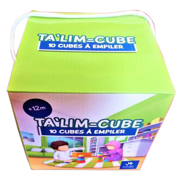 TA'LIM-CUBE - 10 Cubes à Empiler - Apprendre sa religion et l'Arabe - MUSLIMKID