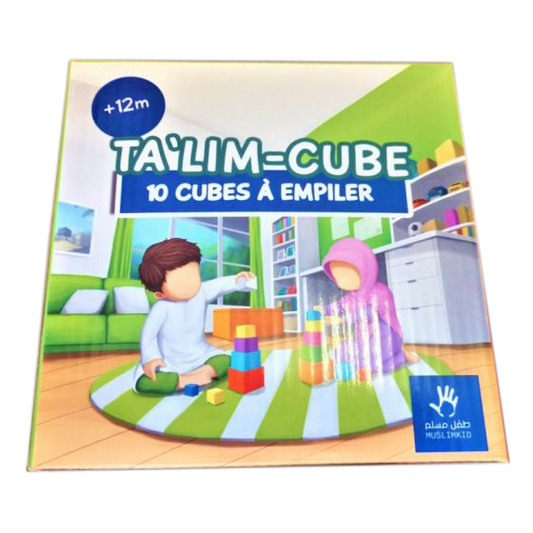 TA'LIM-CUBE - 10 Cubes à Empiler - Apprendre sa religion et l'Arabe - MUSLIMKID