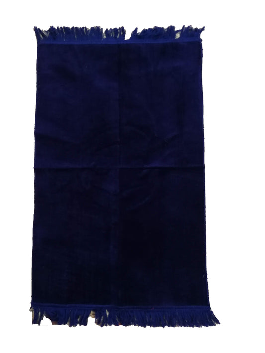 Tapis de Prière Adulte - Bleu Foncé entier