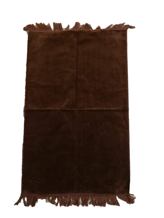 Tapis de Prière Adulte - Marron entier