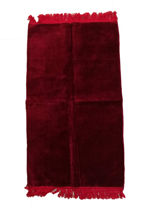 Tapis de Prière Adulte - Rouge entier