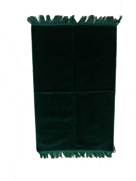 Tapis de Prière Adulte - Vert Foncé Entier